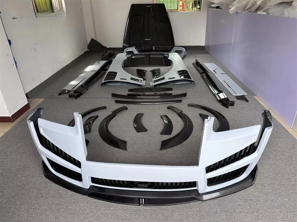 Hot Selling Carbon Fiber MSY Style Body Kit for Cullinan Old to New Front Bumper Wheel Eyebrow Roof Wing Bodykit