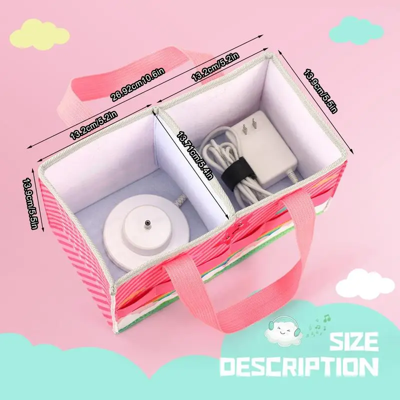 Tonibox-حقيبة حمل محمولة للسفر ، مجموعة مكبر صوت Tonebox sterter ، قماش من اللباد ، حقيبة تخزين قابلة للطي ، غلاف غطاء الحقيبة