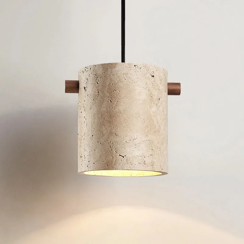 Wabi Sabi style bedroom bedside vintage and highend art bar counter restaurant light Japanese style homestay hanging line light