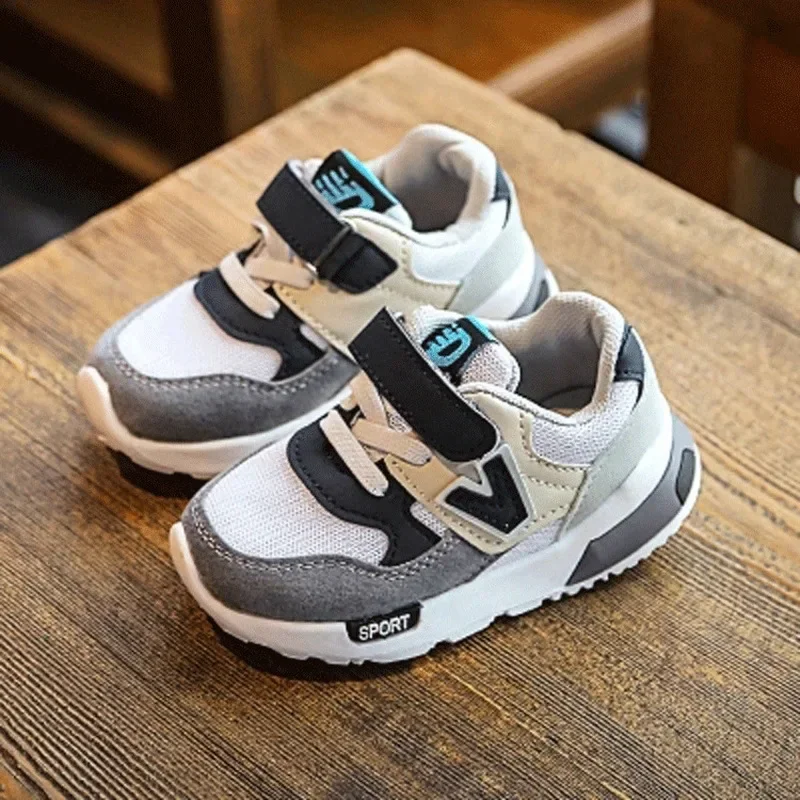 Children Sport Shoes Autumn Winter 2019 Fashion Breathable Kids Boys Shoe Girls Anti-Slippery Sneakers Baby Toddler Casual Shoes