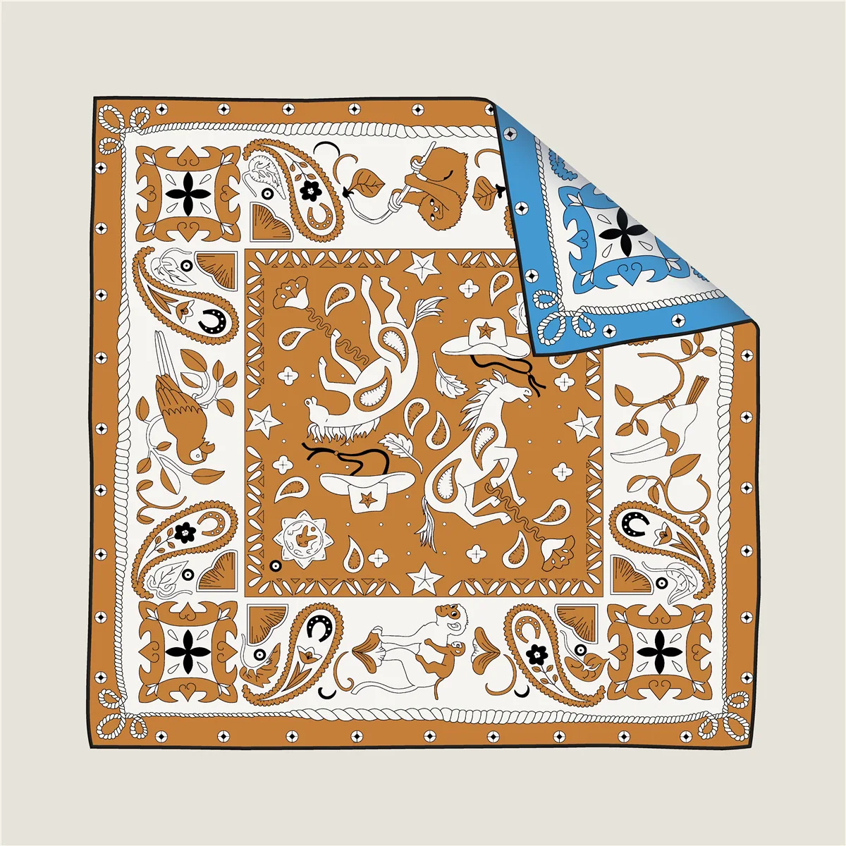 

90*90cm Hijab Scarf Women Summer Fashion Designer Two-sided Twill Sunscreen Shawl Kerchief Square Silk Scarfs Neck Headscarf