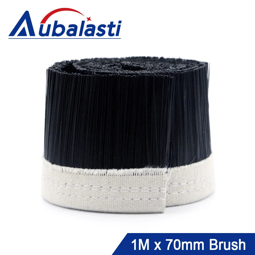 Aubalasti 1M x 70mm Brush Vacuum Cleaner Engraving Machine Dust Collector Cover For CNC Router