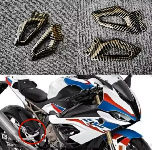 Motorcycle Accessories parts Heel Guard Fairing Foot Peg Plates Fit For BMW S1000RR S1000 RR 2019 2020 2021 2022