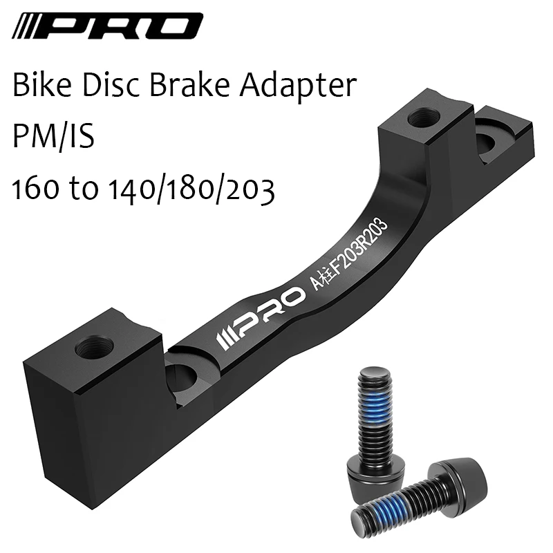 IIIPRO Bicycle Brake Adapter 160 To 140 180 203 Durable Bike Disc Brake Converter PM IS Brakes Caliper Adaptor Bike Accessories