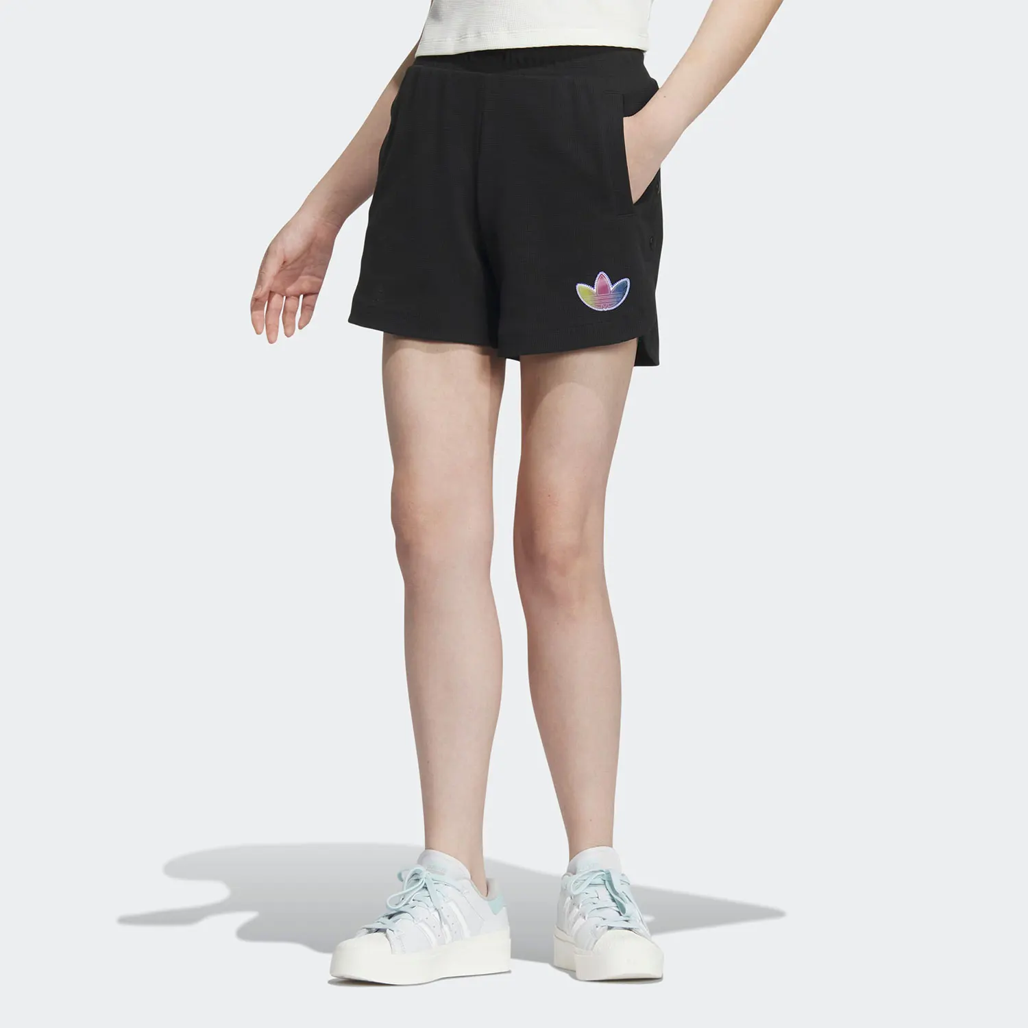Adidas Authentic Three Leaves Spring Summer New Style Women's Sports Shorts IK8624