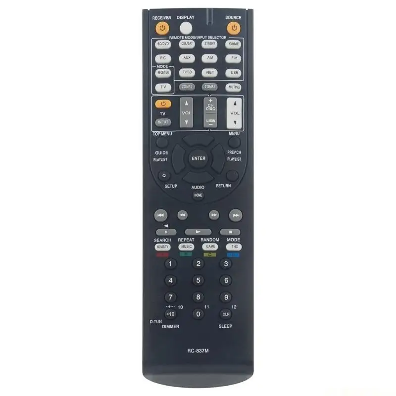 

E56B Remote Control RC837M RC837M for Video Receivers For Video Receiver RC837M