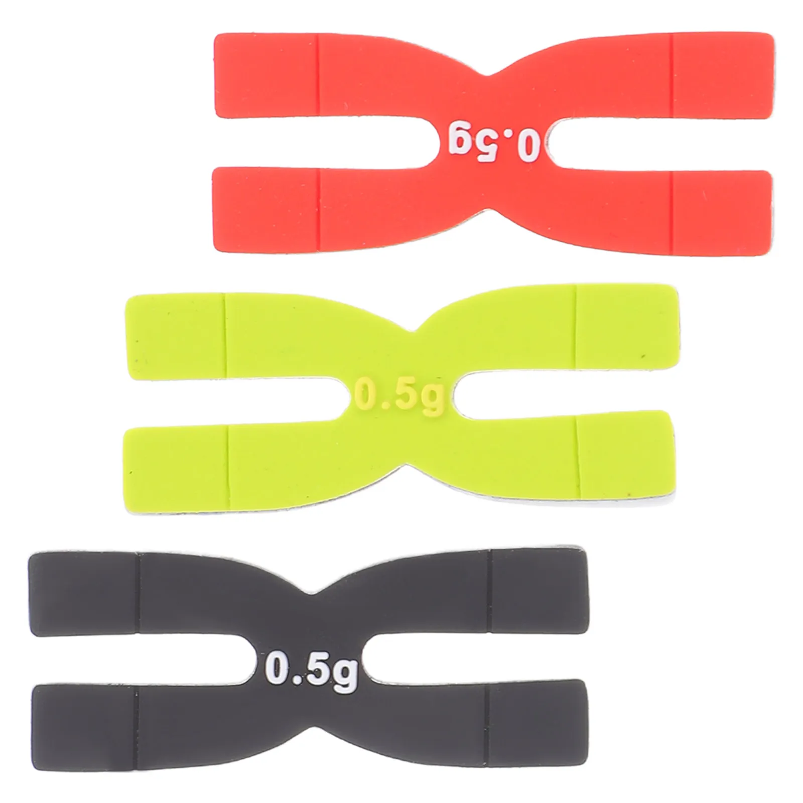 3Pcs Badminton Racket Balance Silicone Weighted Strips Improve Head Weight Distribution and Grip Ideal for Players and Athletes