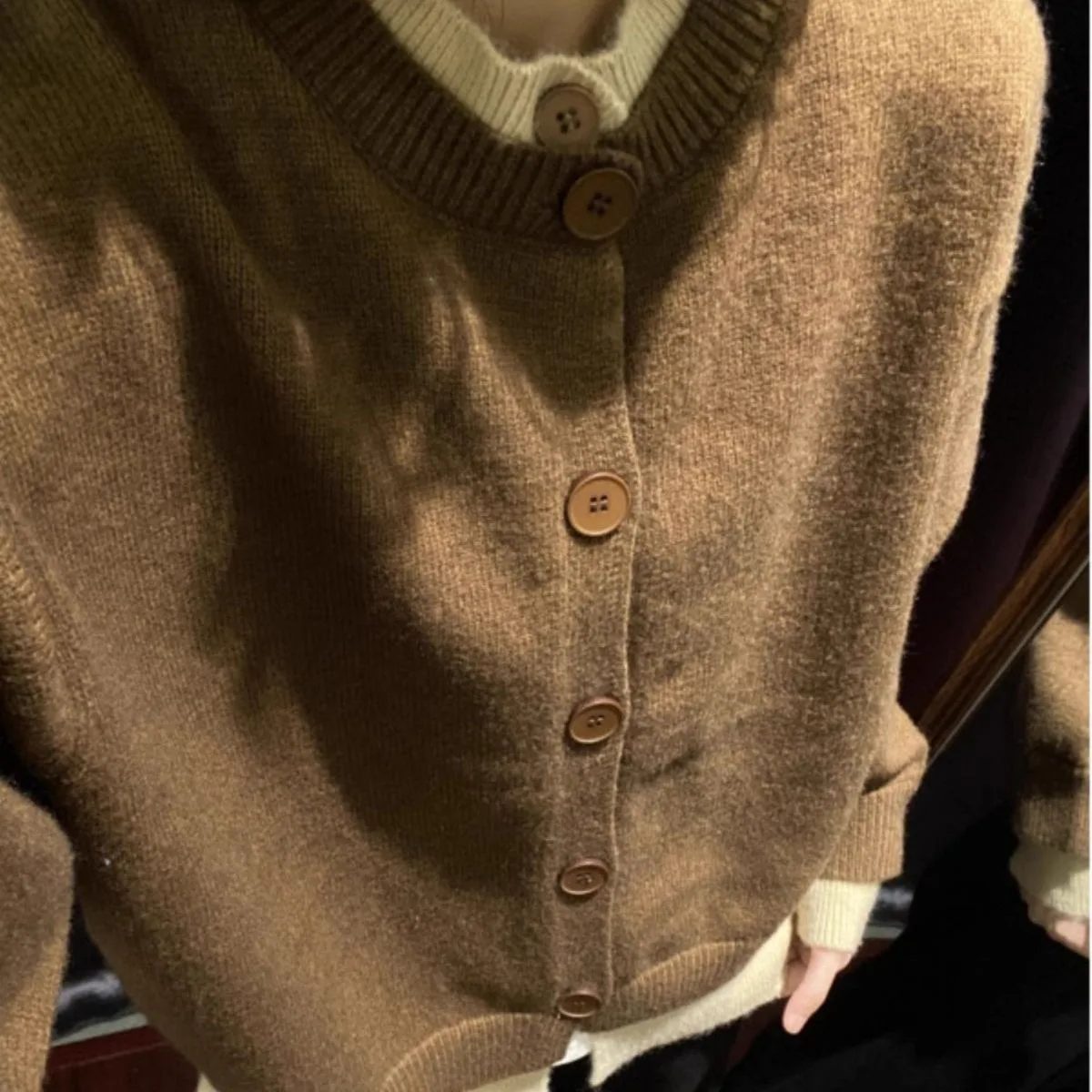 

Осень-зима, большой размер 250, цвет Pou Blo Splice, искусственный двухсекционный открытый кардиган, свитер, мужская основа, вязаный ирт для пары...