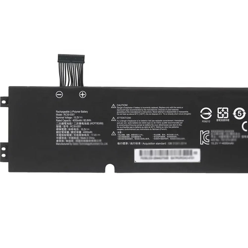 New Original RC30-0351 15.2V 60.8Wh Laptop Battery for Razer Blade 15 Base 2021 RZ09-0369x 4ICP7/63/69