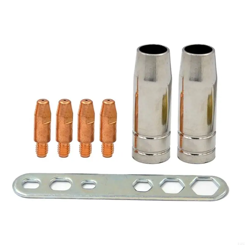 

94pc MB25 25AK Контактный наконечник 0,8 мм M6 HOLDER HOLDER CUP для MB25 25AK MIG