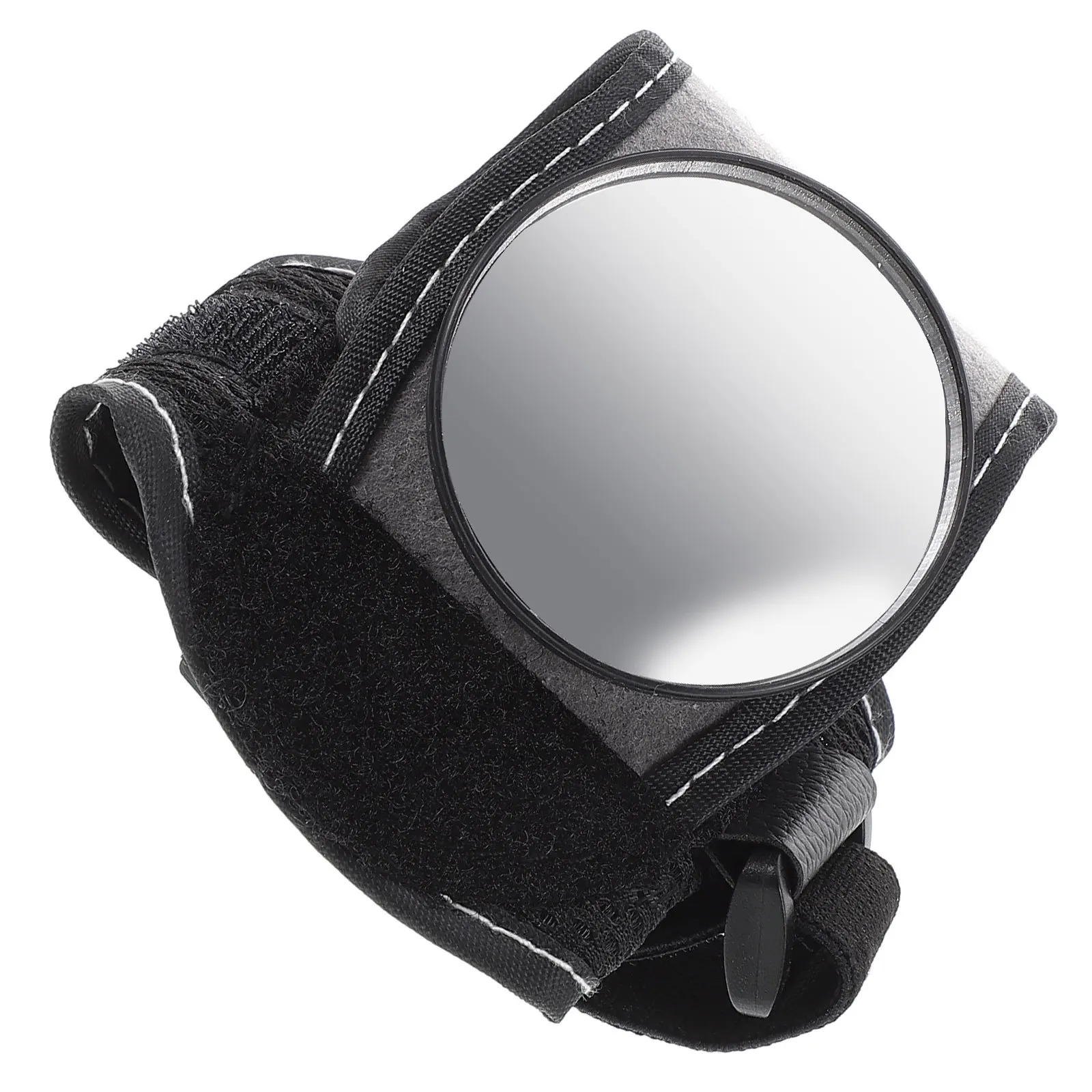 Bicycle Rear View Mirror Wrist Mounted Cycling Safety Mirror For Commuting Mountain Biking Hd Convex Wide Angle Durable