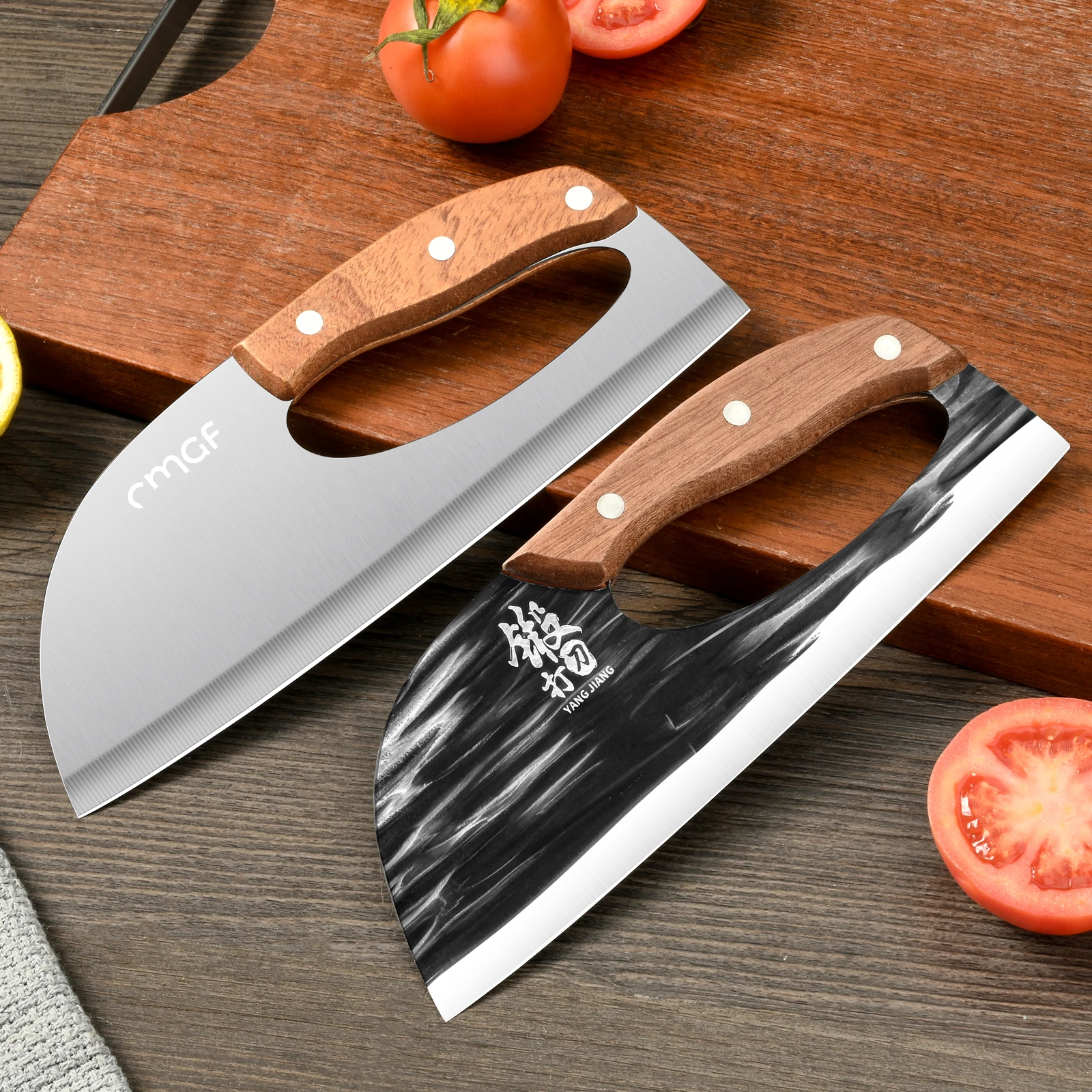 Küchenmesser, arbeitssparendes, superscharfes Küchenmesser aus Edelstahl zum Schneiden von Gemüse und Fleisch, professionelles Kochmesser