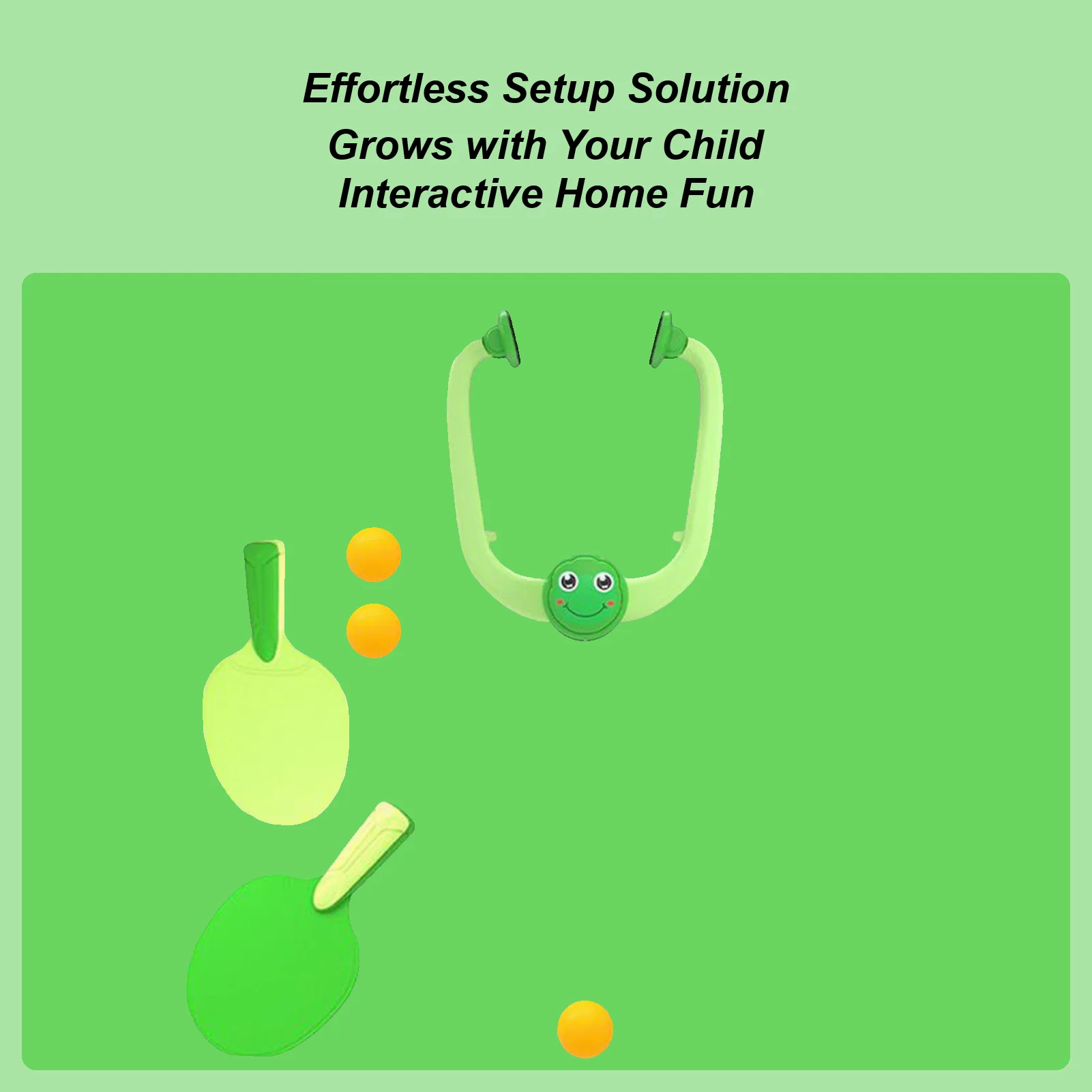 

Door Pong Adjustable Portable Fun Racket And Balls Indoor Activity Door Frame Pong Play Set For Boys Girls Kids Children Family