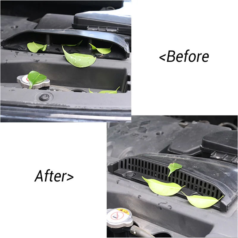 Car Styling Engine Air Inlet Vent Protective Cover Sticker Protection For Mitsubishi Outlander 2016 2017 2018 2019 2020 2021