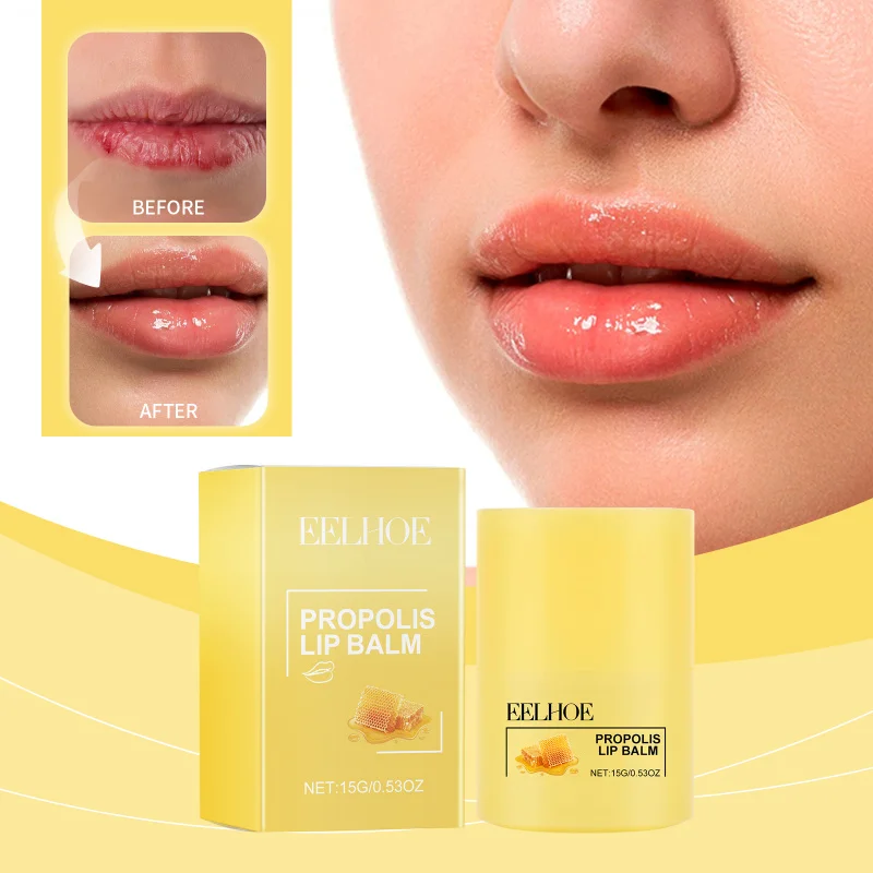 

Honey Lip Balm Help Moisturize Lips, Nourish Lips Deeply, Prevent Dryness and Cracking, Long lasting, Soft and Comfortable, 15g