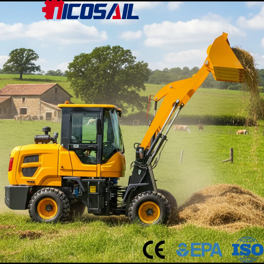 

Mini Wheel Loader CE Certified Euro 5 Compact High Efficiency Durable for Farm Garden Construction Site