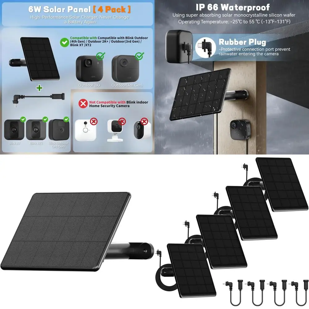 6W Solar Panels For…