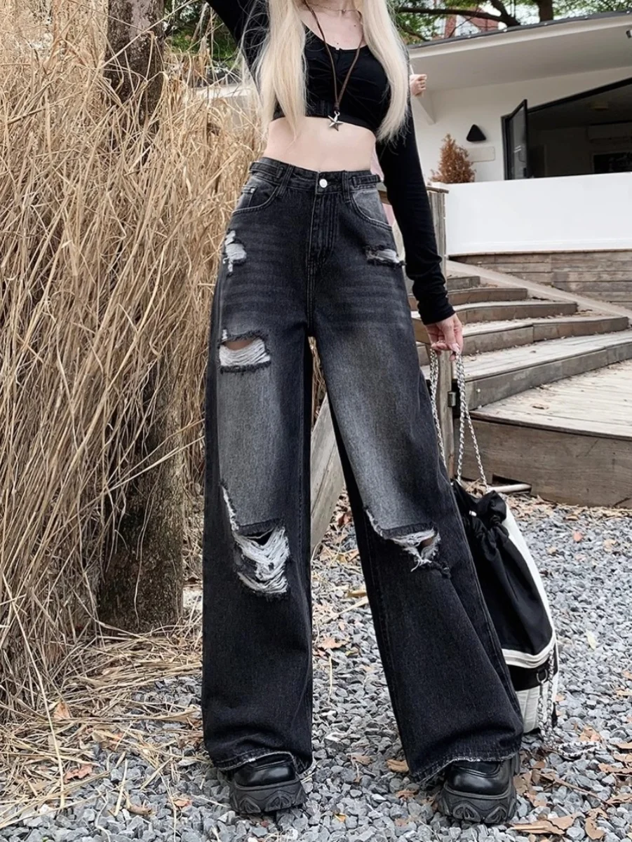 

Женские джинсы с низкой посадкой в стиле Downtown, ковбойские брюки в западном американском стиле, ретро, винтажные женские брюки, удобные джинсовые женские модные брюки