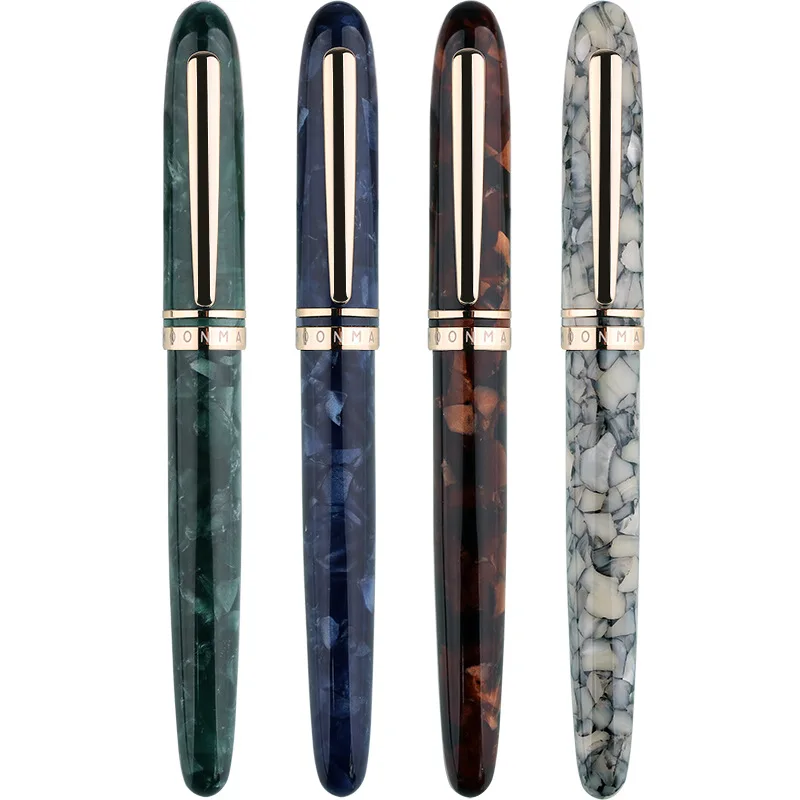 

Majohn M200 Resin Fountain Pen Acrylic Schmidt Converter Fine Nib 0.5mm Office Business Writing Set Stationery Gifts Supplies