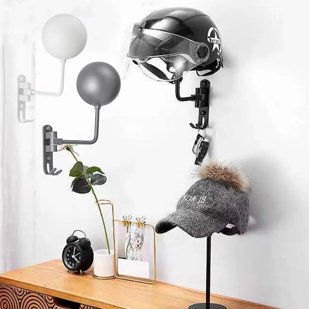 

Stylish Helmet Stand For Attractive And Organized Helmet Storage Solution Rust-resistant Wall Mount