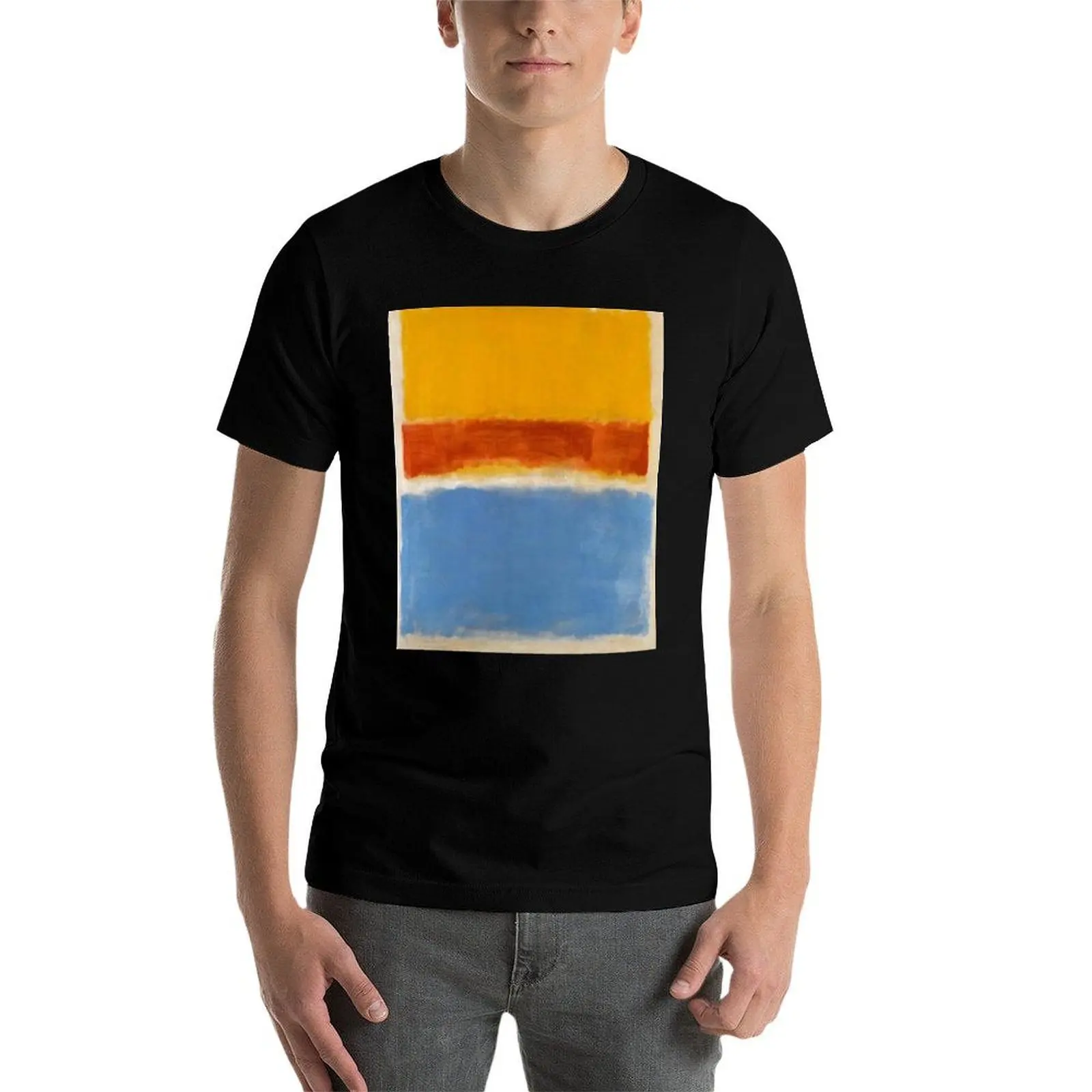 

mark rothko artwork T-Shirt anime t shirts oversize t shirts for man cotton T-Shirt