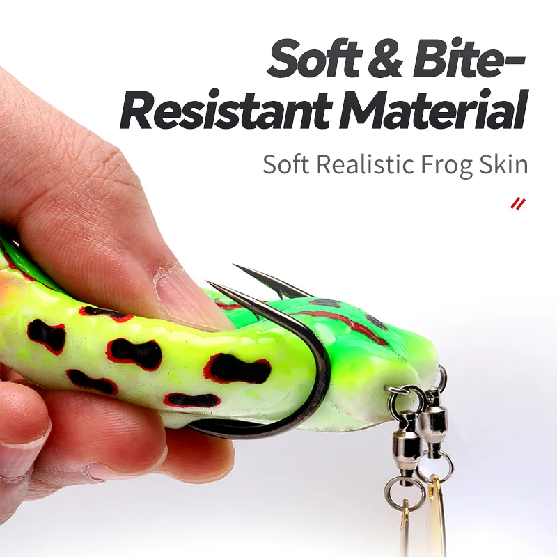 WEIHE 2nd Generation Frog Lure 1pcs, 12cm 25g, Artificial Bait for Snakehead Fishing