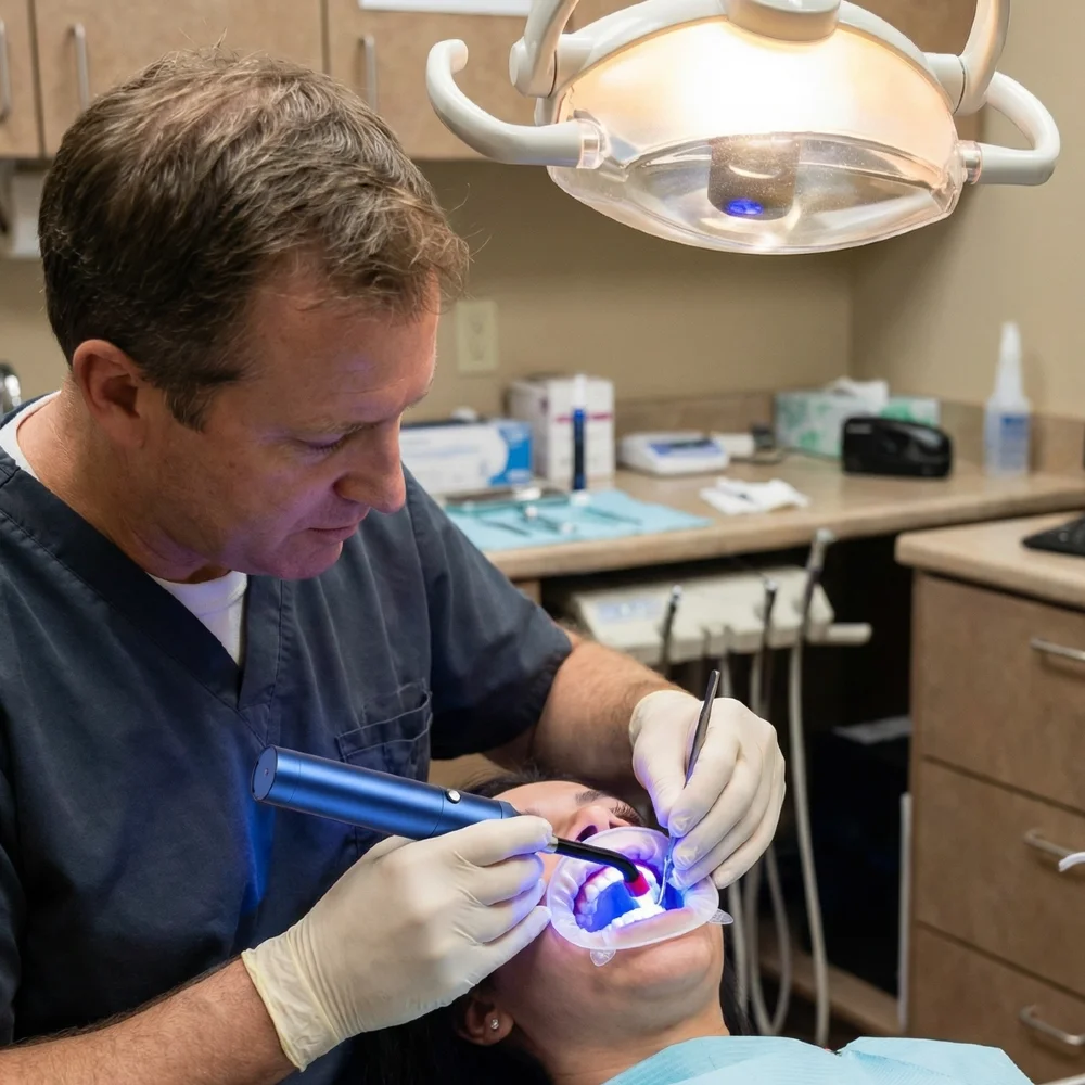 Cold Sore & Canker Laser Therapy Device, LLLT for Oral Soreness, Gingival Discomfort and Body Pain Relief
