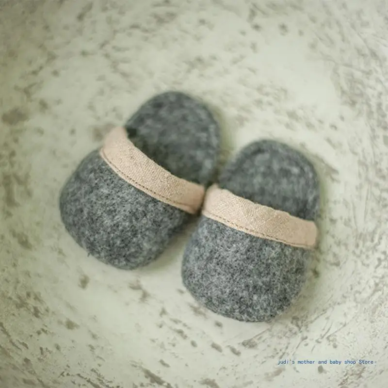 Handmade Newborn Baby Photo Shoes Slippers Props for Newborn Photography