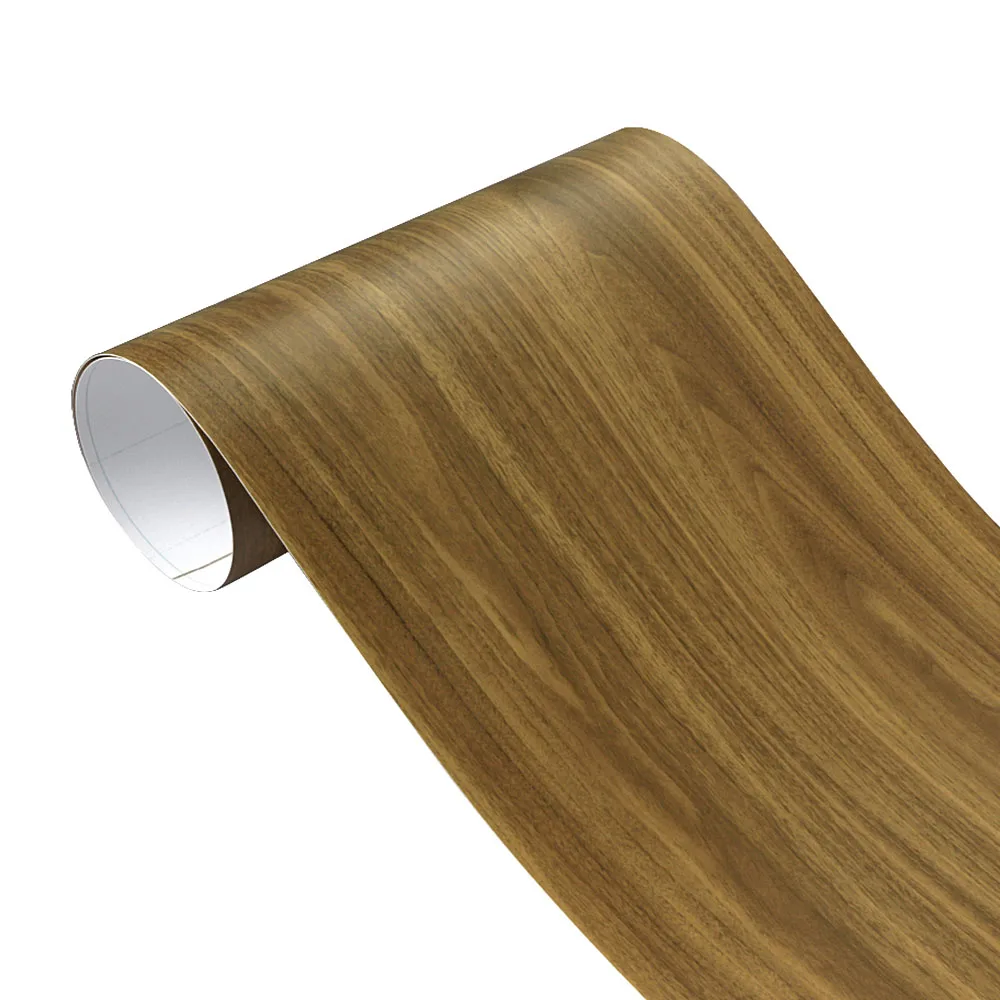30/10*100cm PVC Self-adhesive Wood Grain Textured Car Vinyl Wrap Film Car Internal Stickers DIY Wallpaper Furniture Accessorries image 3