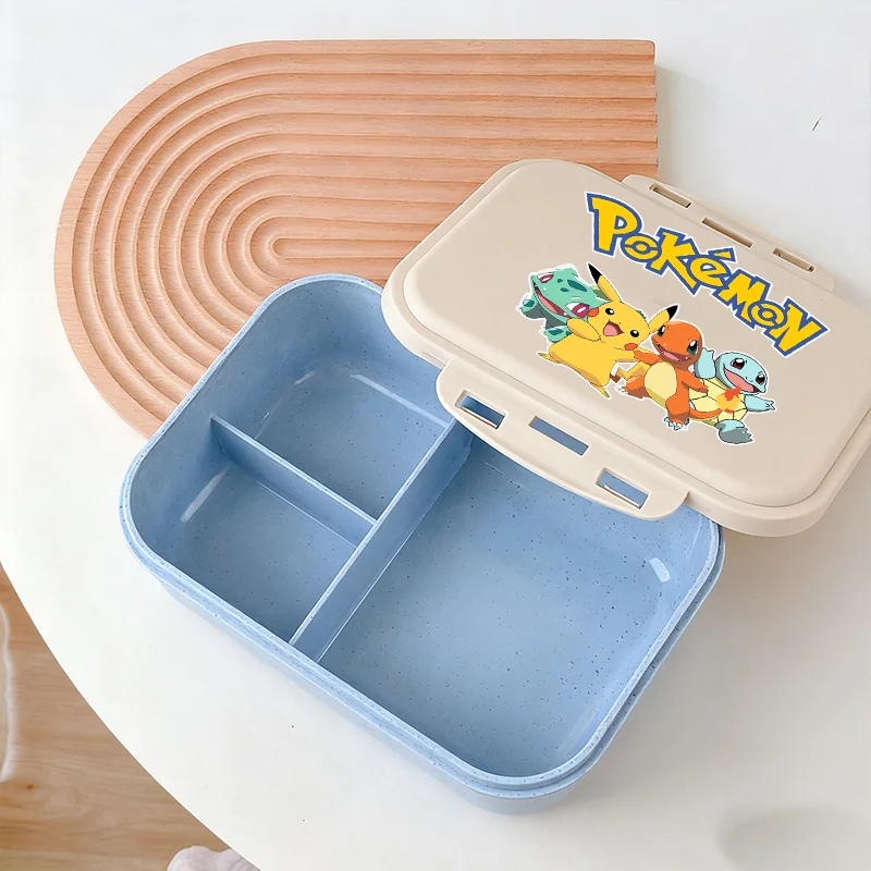 Новые-коробки-для-завтрака-с-героями-мультфильмов-«Покемоны-Пикачу»-для-мальчиков-и-девочек-школьный-пластиковый-портативный-ящик-для-бенто-изолированный-ланч-бокс-детский-милый-подарок
