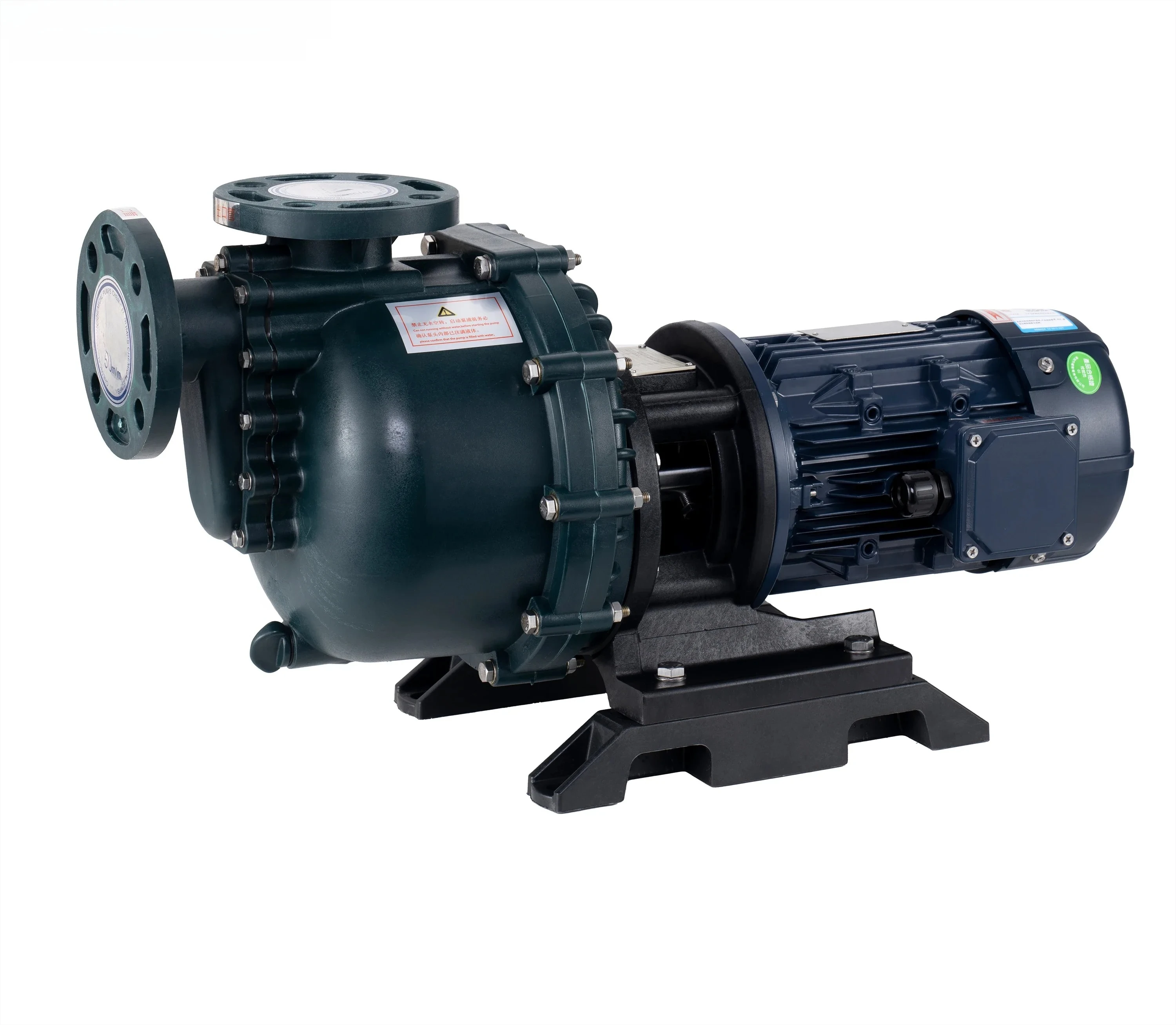 

F-50032 Horizontal Centrifugal wastewater treatment Acid Chemical Resistant Electric Self Priming Pump