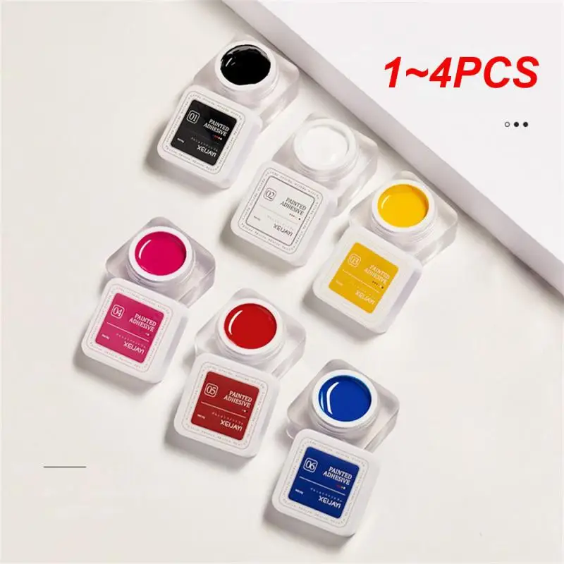 1~4PCS Nail Enhancement Compass Drawing Glue Lasting General Nail Nail Color Painting Glue Easy To Operate Beauty