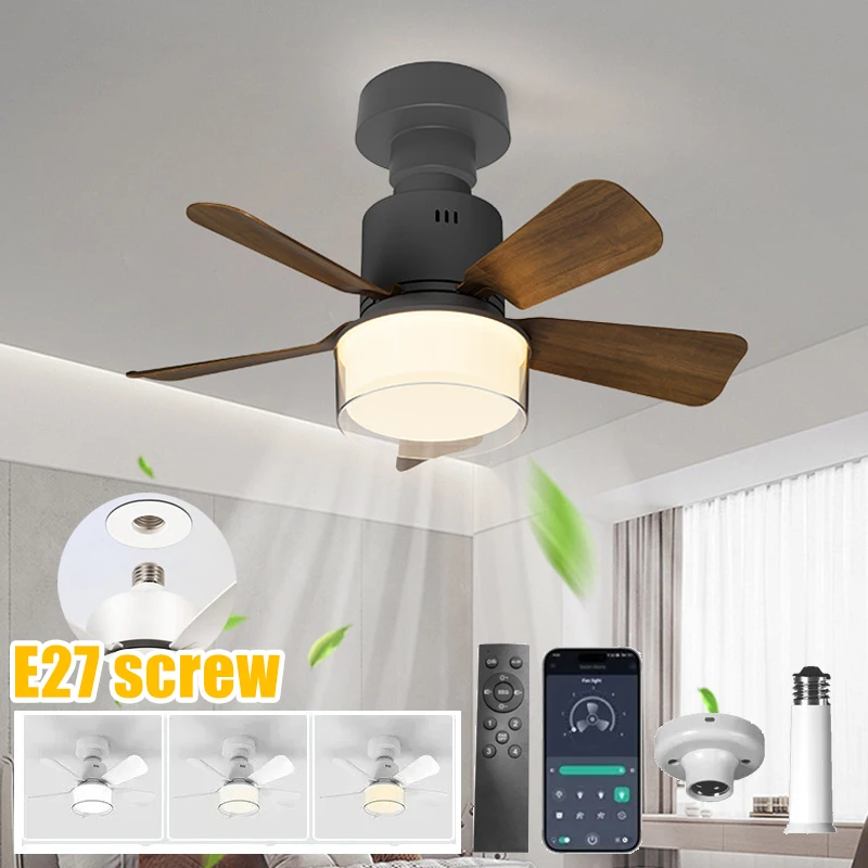 e27-led-シーリングファンライト-app-リモコン調光付き-6-速調整可能な風速-リビングルーム、書斎、家庭用に最適