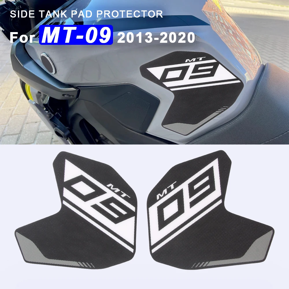 

Противоскользящая боковая защита бака для Yamaha MT-09 SP MT09 MT 09 2013-2020, наколенник, коврик, наклейки, наклейки для мотоциклов, аксессуары