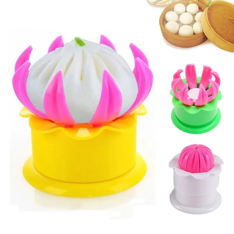 Baozi Mold Kitchen DIY Pastry Pie Dumpling Maker Steamed Stuffed Bun Maker Mould Pastry Pie Steam Meat Bun Dumpling Making Mold