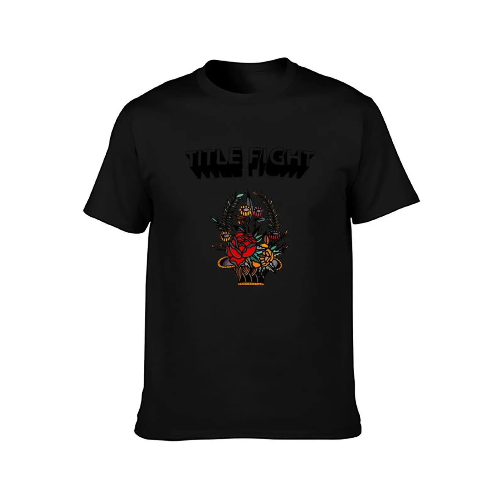 Title Fight T-Shirt man t shirts cotton T-Shirt