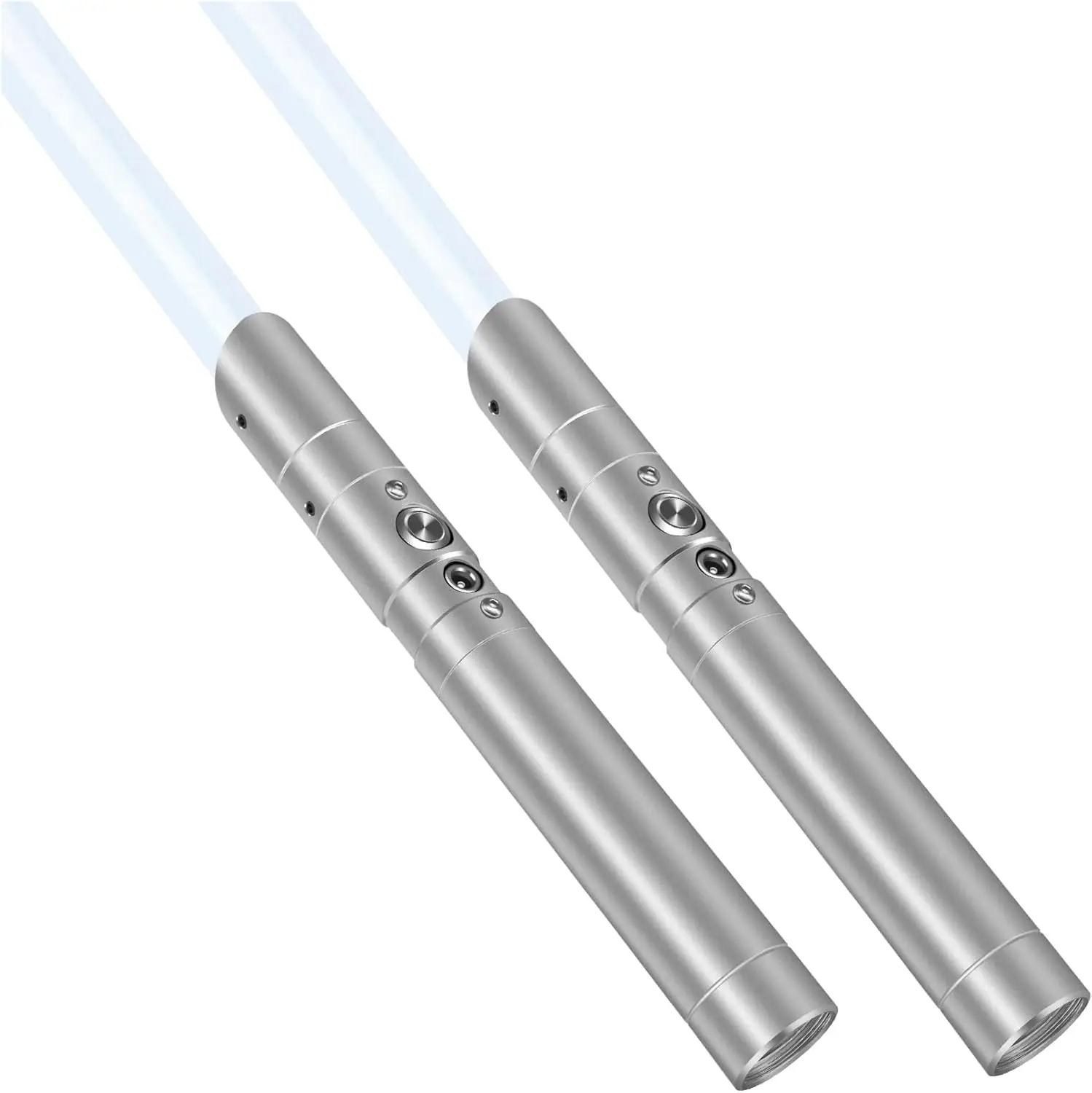 

Rechargeable Lightsaber 7 Color Metal Hilt 2 in 1 Dueling Sword for Adults Cosplay with Sound