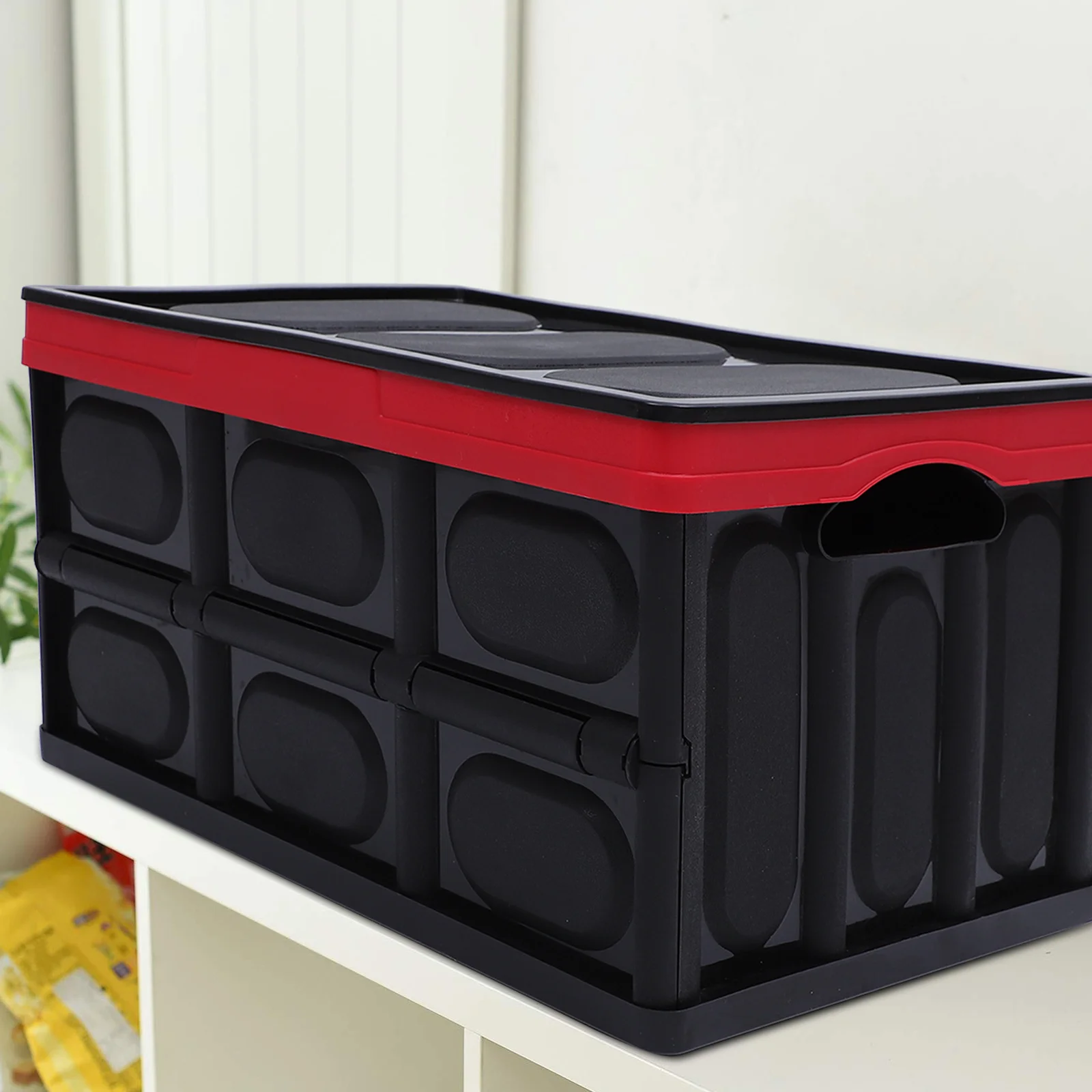 

1Pcs Practical Car Storage Box Folding Large Capacity Plastic Organizer Trunk Container Multipurpose Home Sundries Organizer