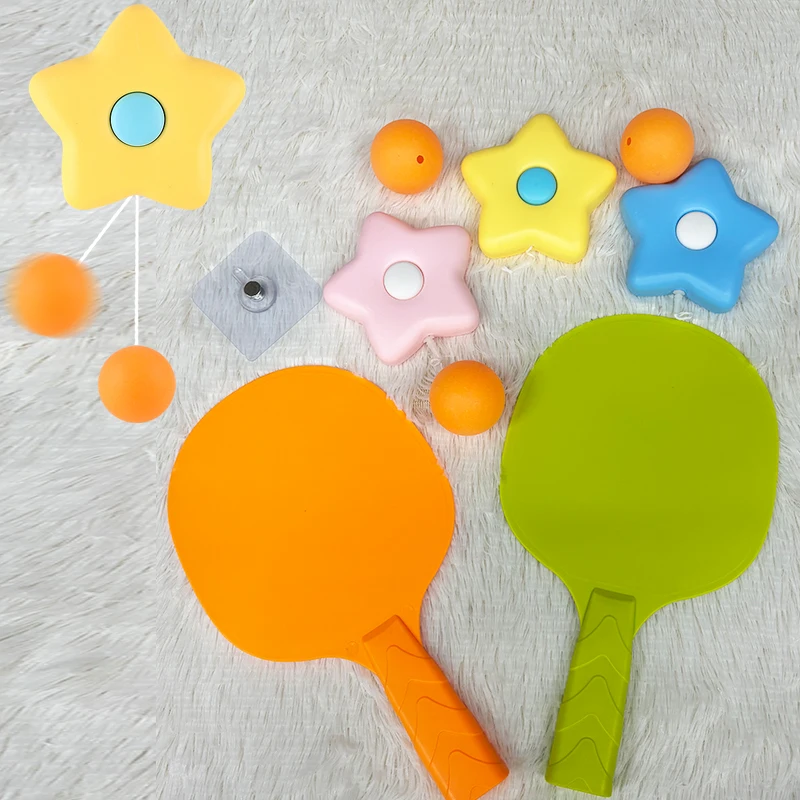 Children's Parent-Child Toys Hanging Table Tennis Trainer Children's Indoor Practice Sensory Suspended Birthday Gifts,
