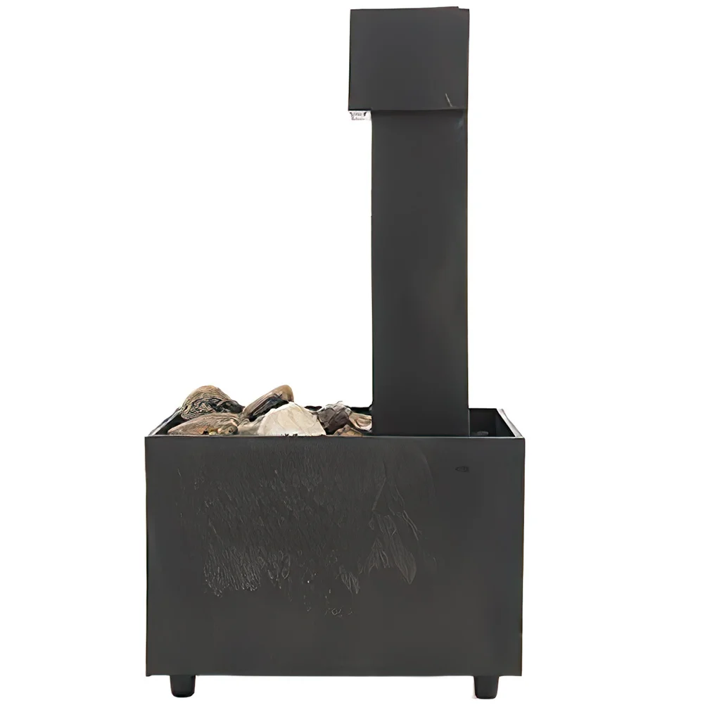 

1Set Flowing Water Desktop Fountain Chinese Style Bonsai Indoor Decoration Tabletop Relaxation Zen Fountain for Office Home