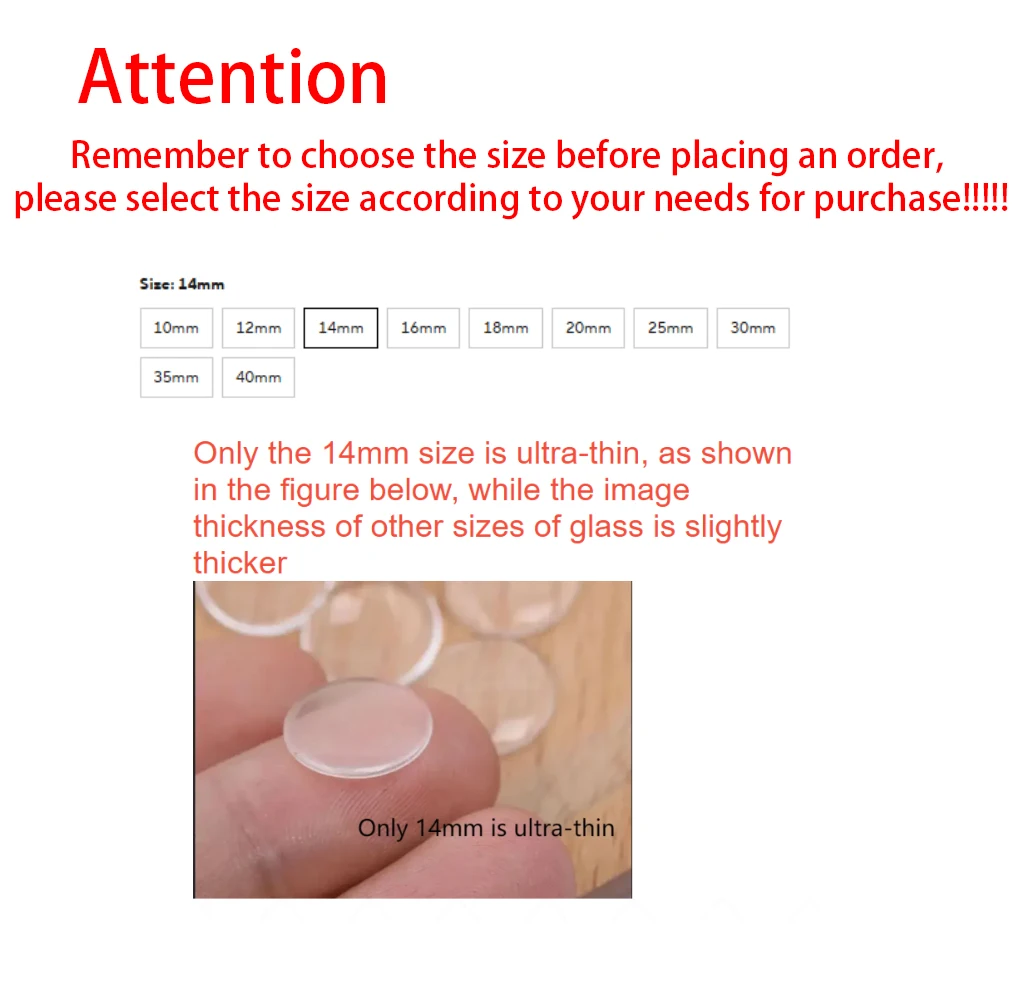 12Pcs Mixed Rabbit‑Lotus Collection Eye Select Size 10MM-40MM Glass Cabochon  Eyes DIY Blyth Doll Accessories JD029