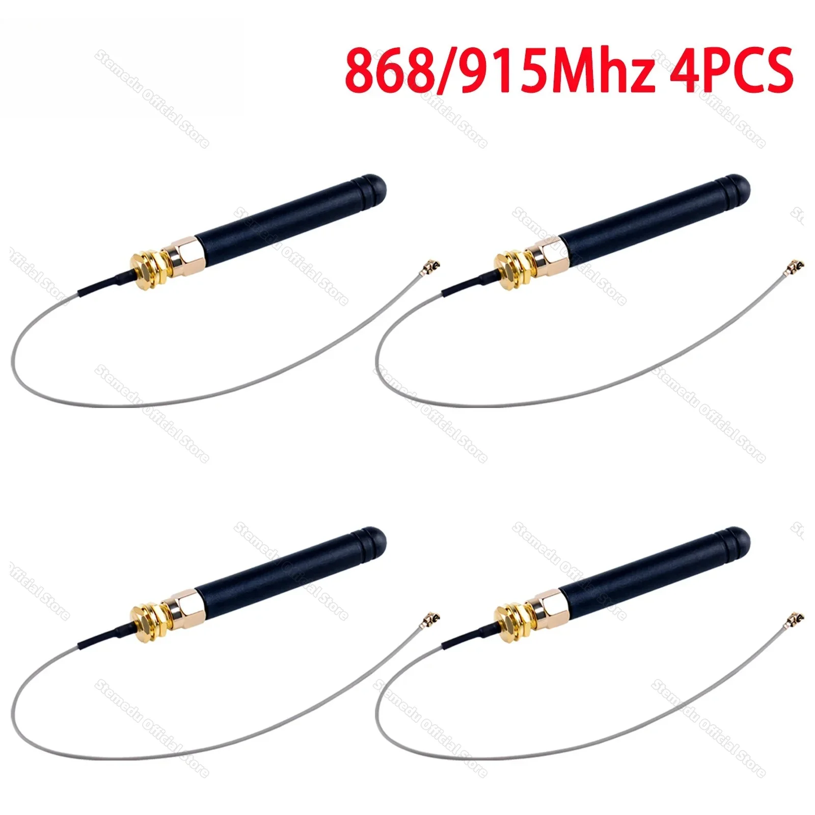 4Pcs U.FL to SMA Connector Antenna for ESP32 LoRa V3 Node Development Board 868MHz 915MHz with High Performance for IoT Projects