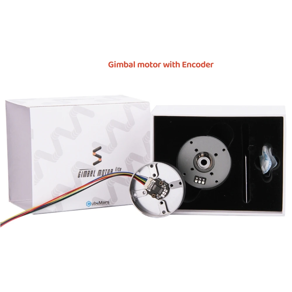 CubeMars GL60 KV25 24V Hollow Shaft Brushless Three Phase Brushless Gimbal Radar Stabilizer Motor