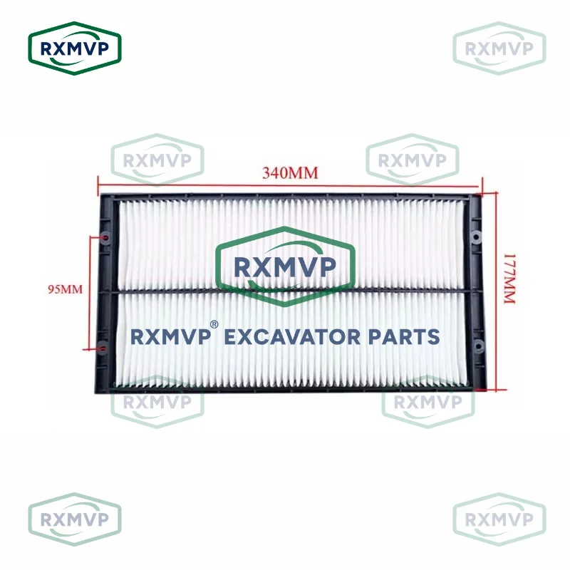 for SANY Air conditioning filter element  strainer element excavator SY55 SY60 excavcator spare parts