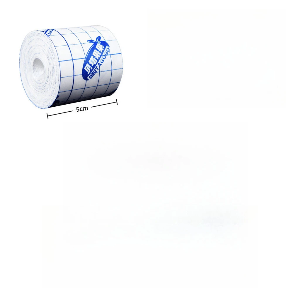 5pcs 5cm*5m Non-woven Fabric Film Transparent Tape Adhesive Plaster Anti-allergic Wound Dressing Fixation Tape