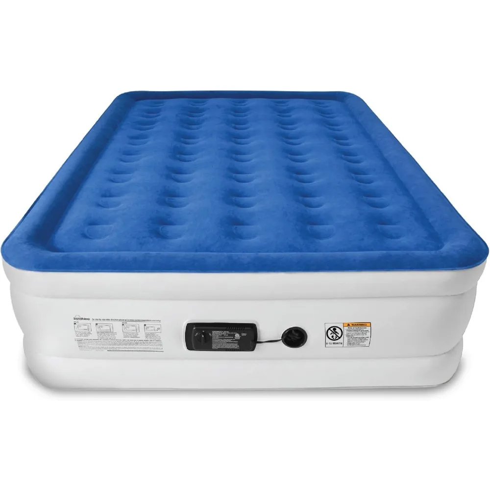 

Dream Series Luxury Air Mattress with ComfortCoil Technology & Built-in High Capacity Pump for Home & Camping- Double Height,