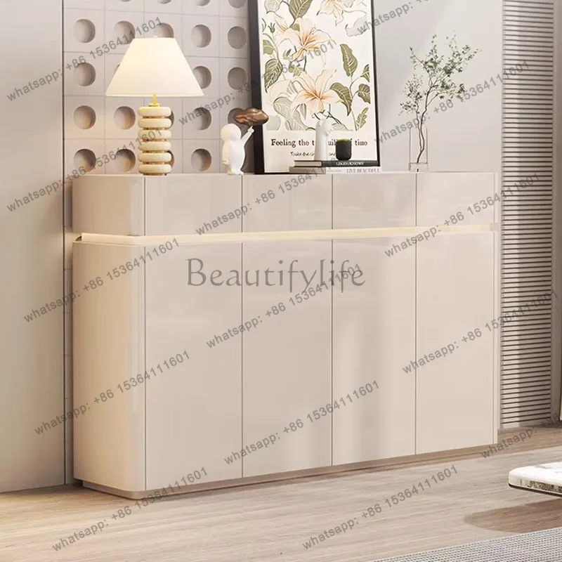 Factory Direct Sales Nordic Luxury Shoe Cabinet Storage Living Room Display Designer Vertical Shoe Shelf Narrow Drawers Gabinete