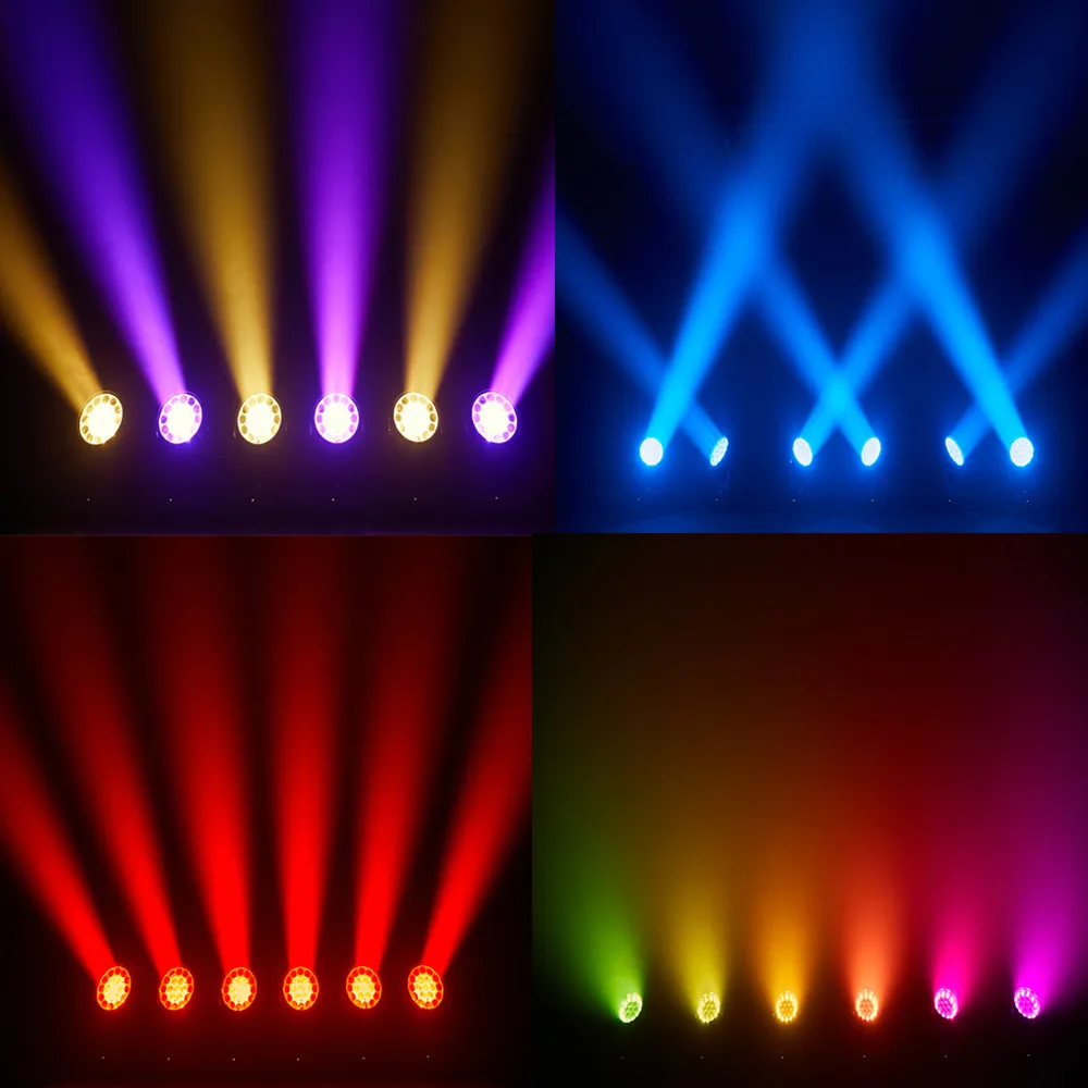 Imagem -05 - Moving Head Light para dj Wash Zoom Rgbw Stage Spotlight Luzes para Boate Disco Dmx512 19x15w