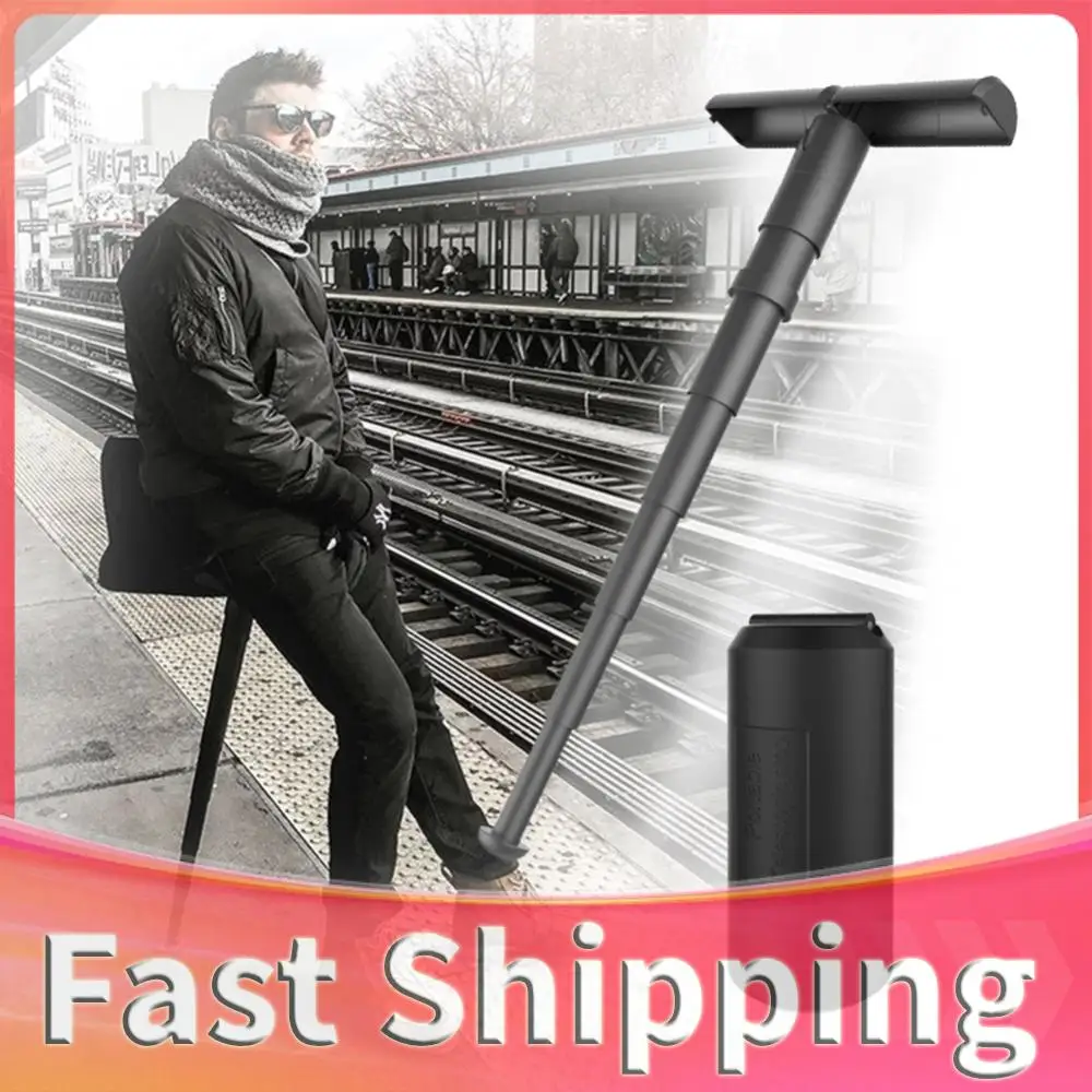 

Portable Folding Chair Adjustable Outdoor Retractable Stool Subway Telescopic Stool Carry- Folding Stool for Travel Queuing