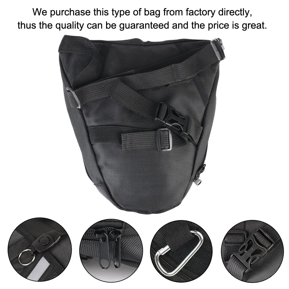 Bike Man Adjustable Leg Bag Package Men Fanny Thigh Canvas Belt Waterproof Outdoor Waist Pack Moto Bag Motorcycle Bag